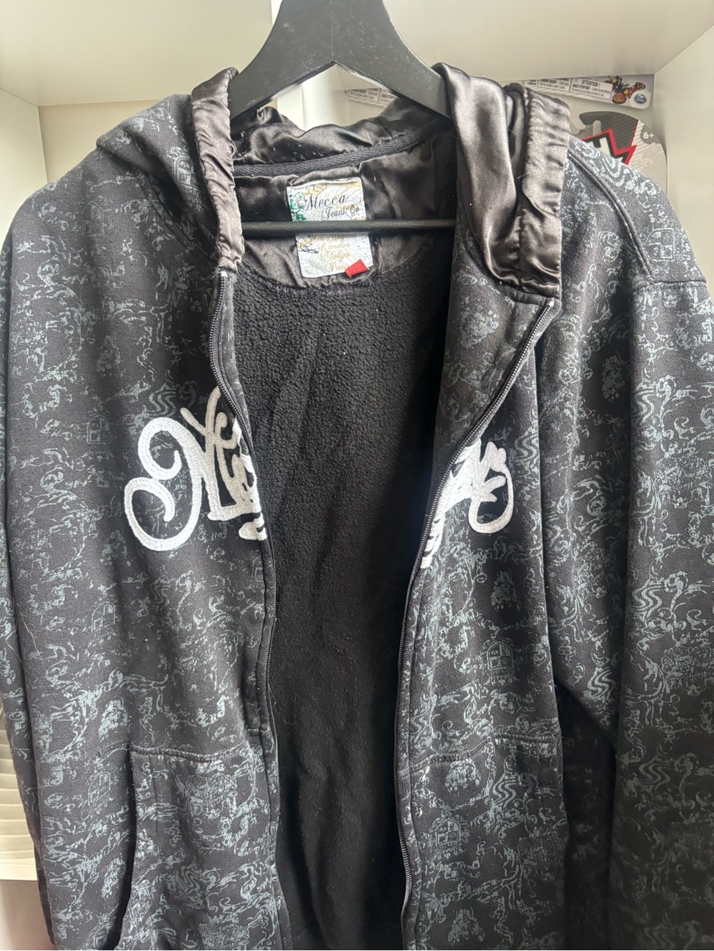 Men’s Mecca jeans zip up hoodie